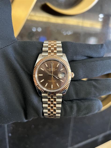 rolex chocolate dial datejust